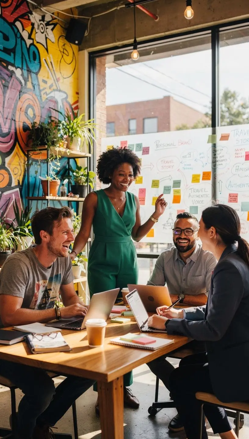 Profesjonalna sesja zdjęciowa na tle ikonicznych miejsc USA, podkreślająca osobisty wizerunek i markę.